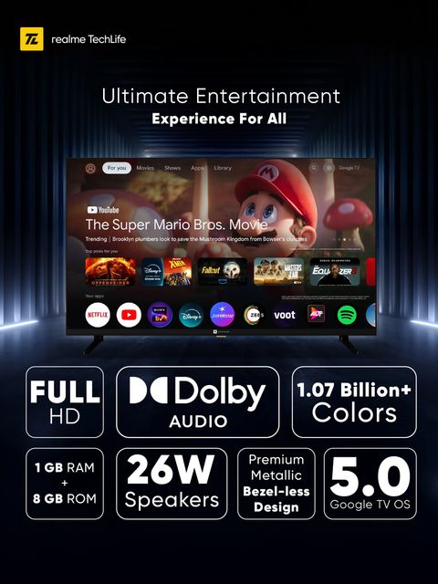realme TechLife 100.3 cm QLED Full HD Smart Google TV 2026 Edition - Image 6