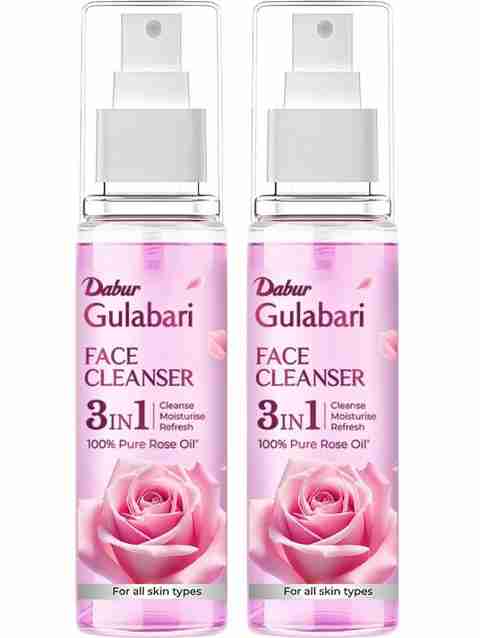 Dabur Gulabari Rose Glow Face Cleanser, 200ml (2x100ml) - Image 5