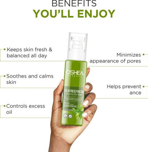 Oshea Herbals Teatree Face Toner Controls Oil, Hydrates & Minimises Pores Men & Women (120 ml) - Image 6