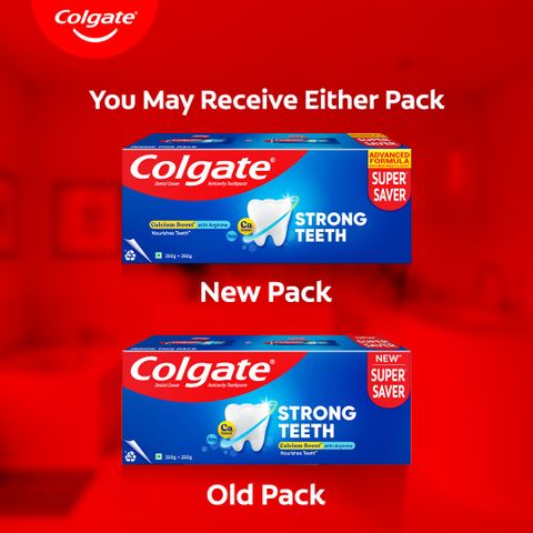 Colgate Strong Teeth Calcium Boost Toothpaste 1kg (Pack of 2) - Image 6