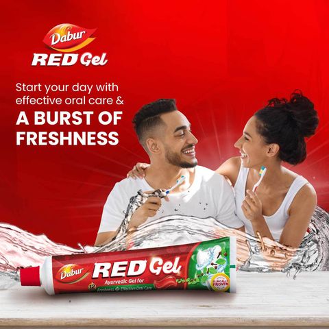 Dabur Red Ayurvedic Gel for Freshness ( Super Saver Pack) Toothpaste (600 g, Pack of 2) - Image 6