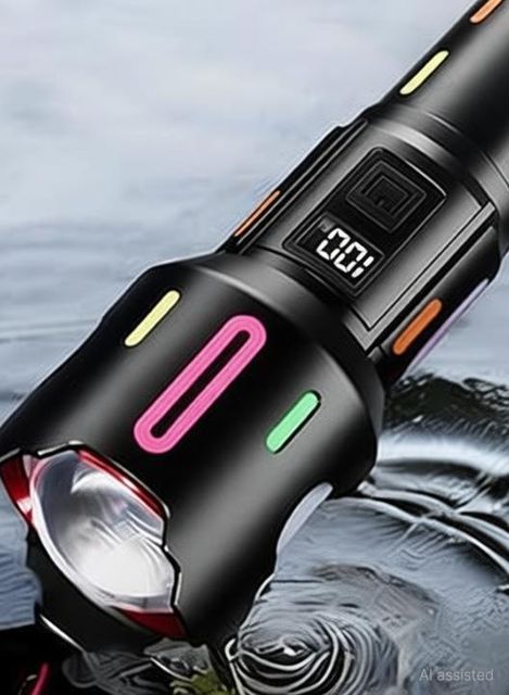 COBA CB2405 USB Rechargeable Diving Flashlight Torch (Black, 10 cm) - Image 6