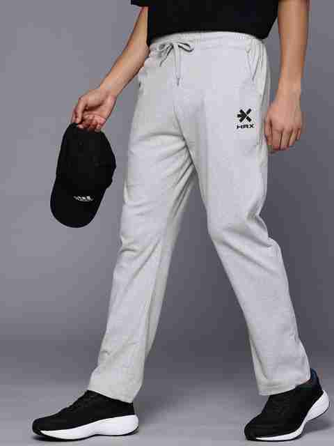 HRX by Hrithik Roshan HRX Men Printed Grey Track Pants - Image 5
