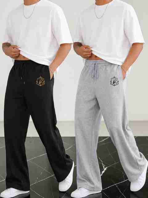 ZELVIK TRENDZ Pack of 2 Men Printed Multicolor Track Pants - Image 5