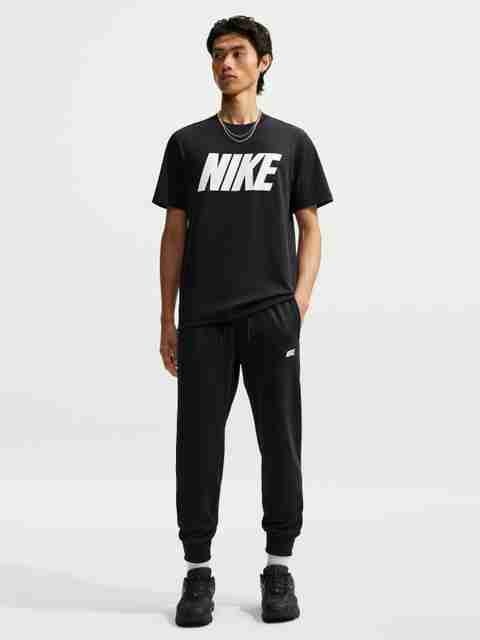 Nike Men Printed Black Track Pants - Image 5