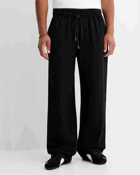 Mihhailov Men Solid Black Track Pants - Image 3