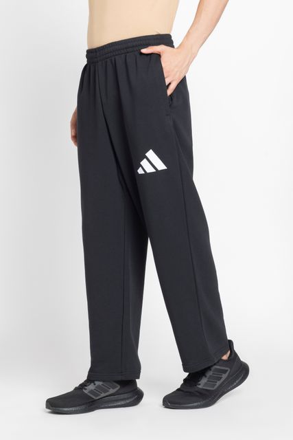 adidas Men Printed Black Track Pants - Image 7