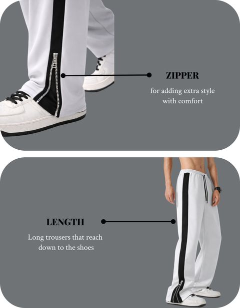 Vontade Men Colorblock Grey Track Pants - Image 8