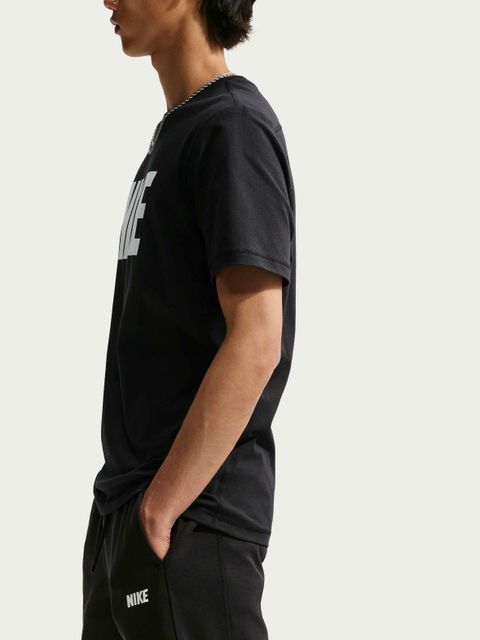 Nike Men Printed Black Track Pants - Image 8