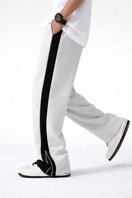 Vontade Men Colorblock Grey Track Pants - Image 4