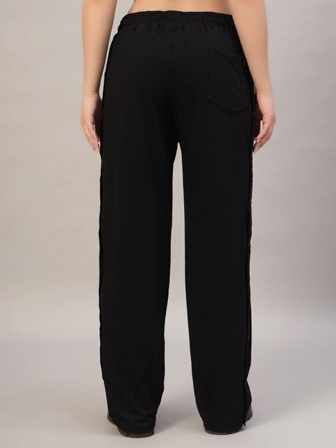 WEARDUDS Men Paisley Black Track Pants - Image 3