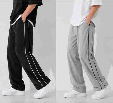 Blacktail Pack of 2 Men Striped Multicolor Track Pants - Image 5