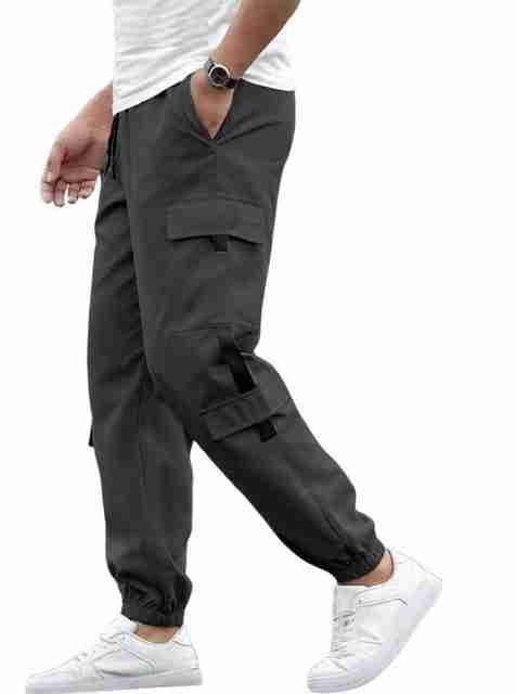 SUN BEAUTY FASHIONISTA HUB Men Grey Track Pants - Image 5