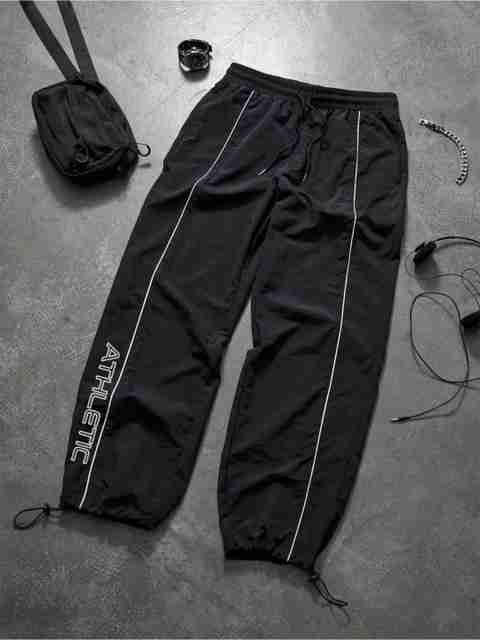 Povaxpo Men Printed Black Track Pants - Image 5