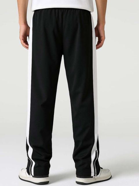 EraandEdge Solid Men Black, White Track Pants - Buy EraandEdge