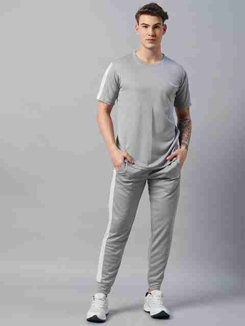 Chrome & Coral Colorblock Men Track Suit - Image 5