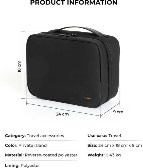 小物入れ barabara Mokobara The Hanging Toiletry Bag Crypto - Price in India