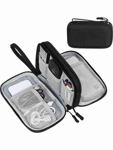 HSR Travel Cable Organizer Bag Pouch (Black) - Image 5