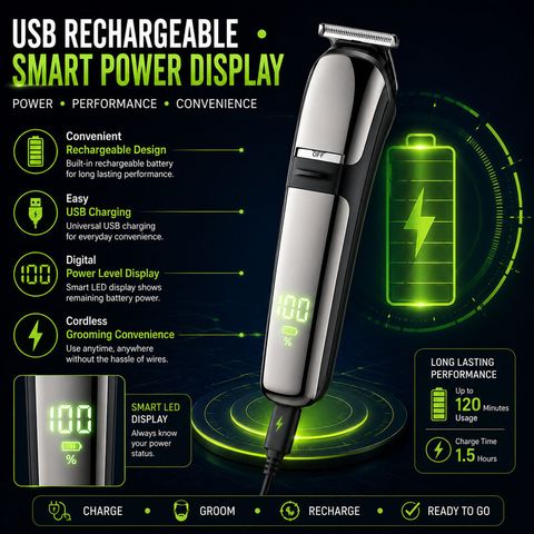 MynxeHTC Multi Grooming Trimmer Kit, Black - Image 6