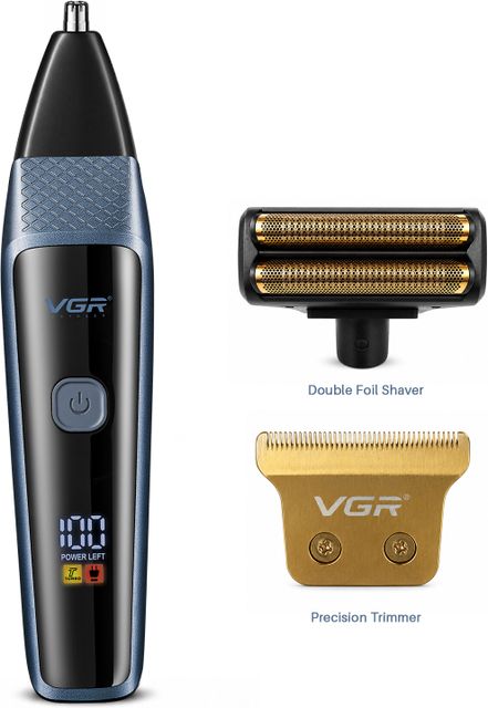 VGR VL-366 3-in-1 Grooming Kit, Blue - Image 6