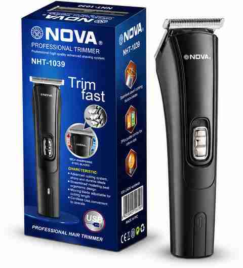 NOVA NHT 1039 USB Trimmer 45 min Runtime 5 Length Settings (Black) - Image 5