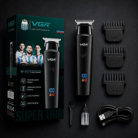 VGR VG-5-R-RE Grooming Kit 250 min Runtime 8 Length Settings (Multicolor) - Image 6