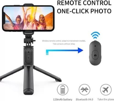 PRANCING UNICORN Selfie Stick with LED Light & Bluetooth Remote - Image 4