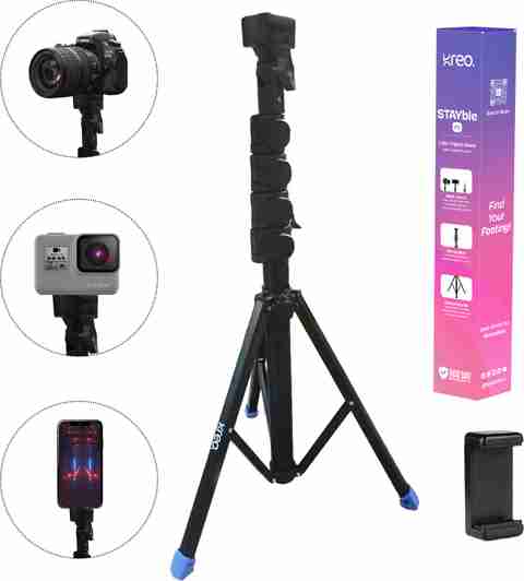 Kreo STAYble 1.6m Tripod Kit, Black, 3kg Capacity - Image 5
