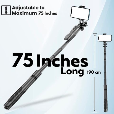 Maizic Smarthome CreatorPod 5 75-Inch Selfie Stick Tripod (Black) - Image 6