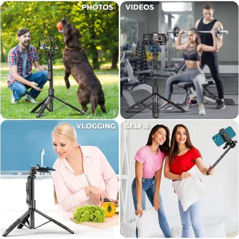 Maizic Smarthome CreatorPod 5 75-Inch Selfie Stick Tripod (Black) - Image 8