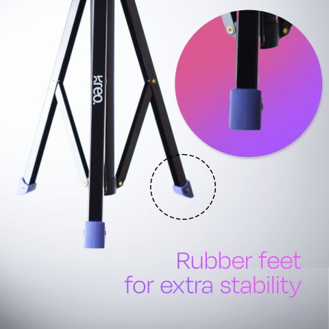 Kreo STAYble 1.6m Tripod Kit, Black, 3kg Capacity - Image 7