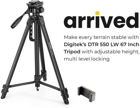 DIGITEK DTR 550 LW Tripod (Black, Supports Up to 5000 g) - Image 6