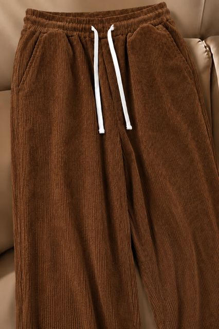 METRONAUT Relaxed Men Brown Cotton Blend Trousers - Image 4