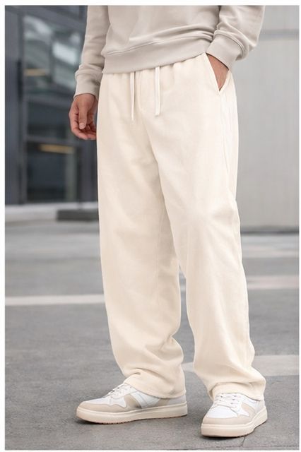 METRONAUT Relaxed Men Corduroy Trousers Beige - Image 6