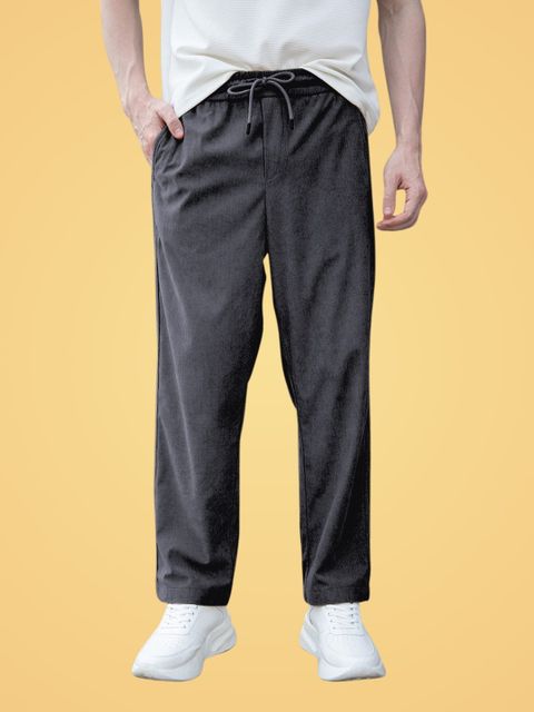 GIBBONTE Men's Pack of 2 Track Pants (Black, Grey) - Image 8