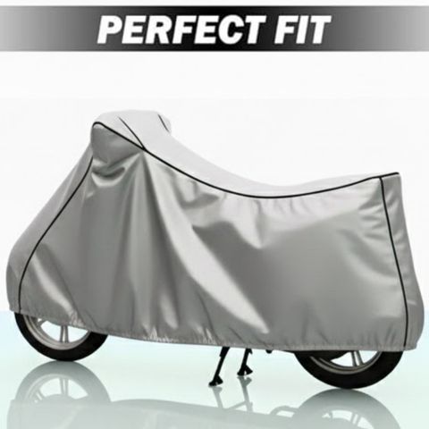 Ayi Waterproof Two Wheeler Cover for Bajaj Pulsar 160 NS DTS-i, Silver - Image 6