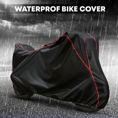 AutoGalaxy Waterproof Two Wheeler Cover for Hero (Xtreme, Black, Red) - Image 4