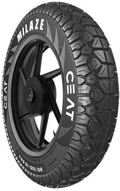 CEAT Milaze 90/100-10 X5 TL Two Wheeler Tyre - Image 5