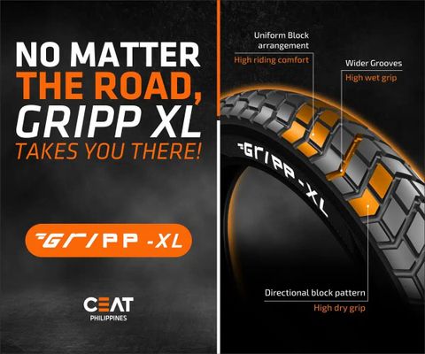 CEAT 90/90-19 GRIPP XL F TT 52P 90/90-19 Front Two Wheeler Tyre (Dual Sport, Offroad Knobbies, Racing Slicks, Street, Tube) - Image 6