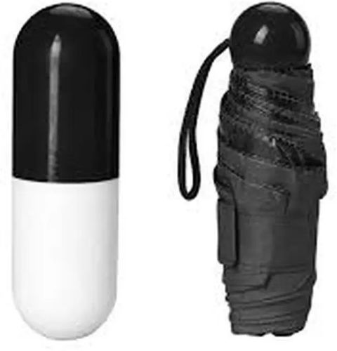 Dizaa Ultra Light Mini 3 Fold Compact Pocket Umbrella (Black) - Image 8