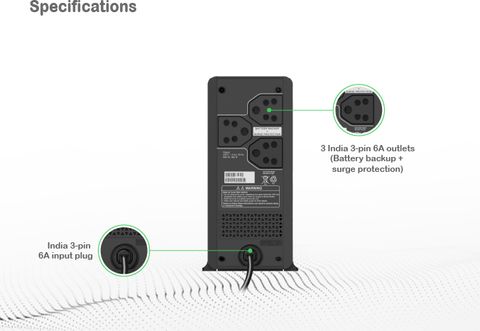 APC BX600C-IN Back-UPS 600VA UPS - Image 8