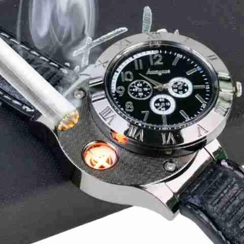 Divine Creation C50 USB Charging Watch Lighter Black - Image 2