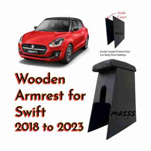 Redefine Things Wooden armrest for Swift 2018 to 2023 Car Armrest (Maruti, Swift) - Image 5