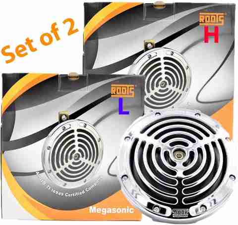 Roots Megasonic Horn for Bajaj, Aprilia, Universal for Bike, Car, - Image 3