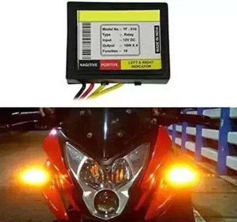 CROXIV Front, Rear, Side Flasher Indicator Light for NA, Universal For Bike Universal For Bike (Multicolor) - Image 5