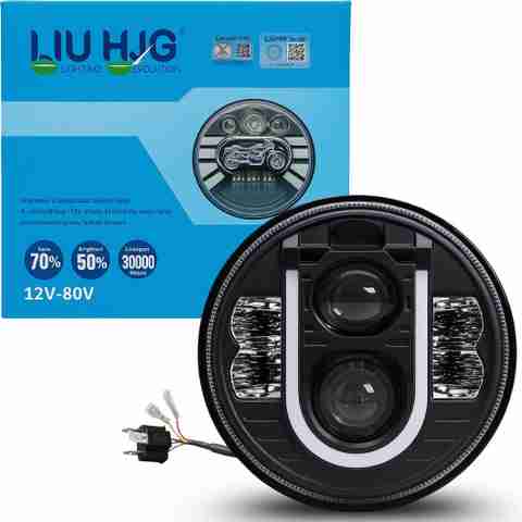 LIU HJG 90W LED Headlight Yellow/White - Image 5