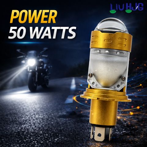 LIU HJG H4 Golden Projector Fog Lamp LED 12V 50W - Image 8