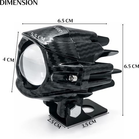 AutoPowerz Single Lens Fog Light LED 12V 40W Pack of 2 - Image 6