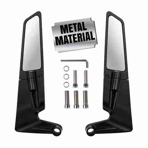 DvineAutoFashionZ Manual Rear View Mirror For Yamaha, Honda, KTM, TVS, Universal For Bike Universal For Bike (Left, Right) - Image 5