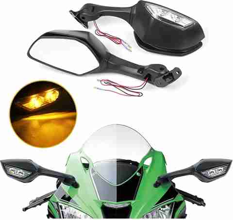BikeFashionMart Universal Manual Rear View Mirror for Yamaha Bikes - Image 3